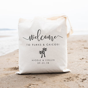 Bolsa de bienvenida de boda de destino Árbol de