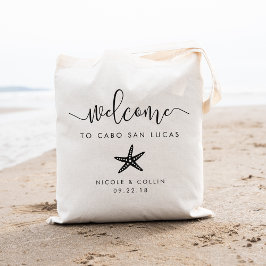 Bolsa de bienvenida de boda de destino | Starfish