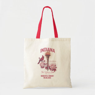 Bolsa de bienvenida de boda de Indiana, dama de ho