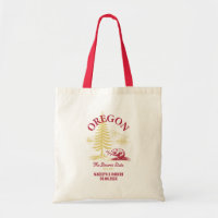 Bolsa de bienvenida de Boda de Oregón, amor estata