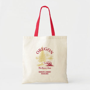 Bolsa de bienvenida de Boda de Oregón, amor estata