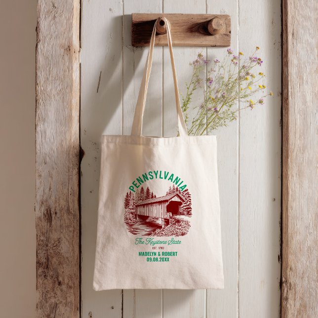 Bolsa de bienvenida de Boda de Pensilvania, amor e (Subido por el creador)