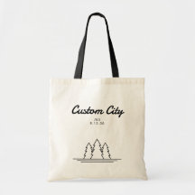 Bolsa de bienvenida de Boda forestal Boda personal