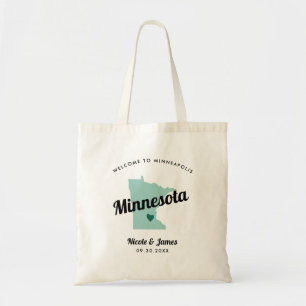 Bolsa de bienvenida de cualquier Boda de mapas de