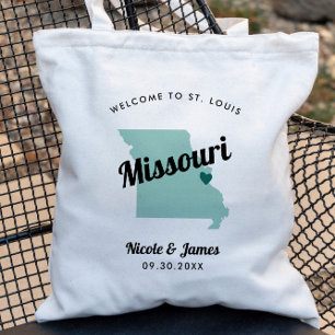 Bolsa de bienvenida de cualquier Boda de mapas de 