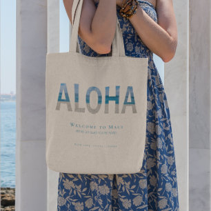 Bolsa de bienvenida de la boda de destino de Hawái