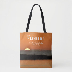 Bolsa de bienvenida de la boda de la playa de dest