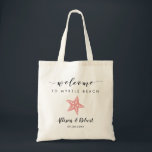 Bolsa de bienvenida de Starfish Boda para destino<br><div class="desc">Rellene esta preciosa bolsa con sus dulces favoritos para dar la bienvenida a su boda.</div>