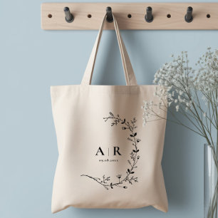 Bolsa de bienvenida para boda con viñeta, bolsa pa