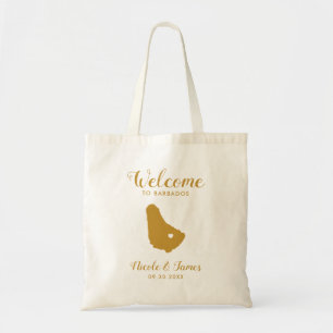 Bolsa de bienvenida para Boda de Barbados, bolsa d