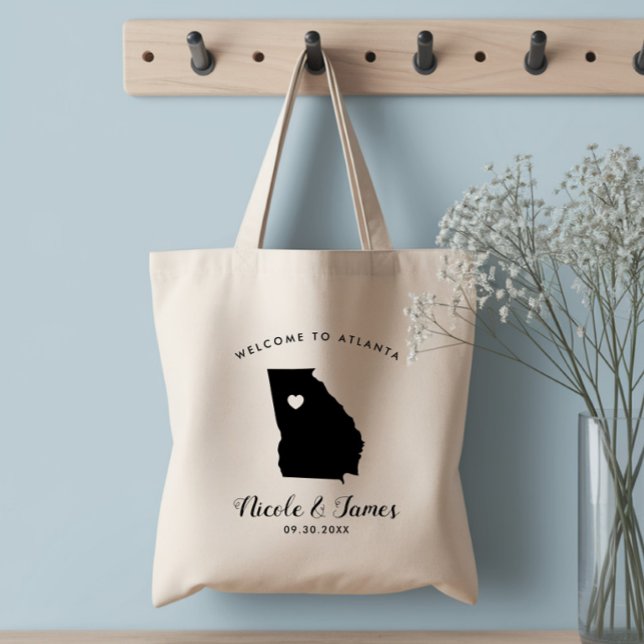 Bolsa de bienvenida para boda en Georgia para Tote (Subido por el creador)
