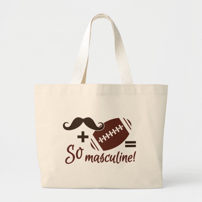 Bolsa de bigote y fútbol - elegir estilo (Frente)