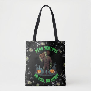 Bolsa de 🖤 Black Frankenstein Halloween Tote