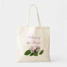 Bolsa de boda de flor de manzano rosa bonita