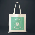 Bolsa de boda de leche para damas de honor<br><div class="desc">Bolsa de boda de tetas de latón de masón para damas de honor. Diseño rústico para el matrimonio de moda de campo. Color de fondo verde y blanco o personalizado de la pluma. Tipografía de escritura clásica para nombre personalizado o monograma. Haz una para una novia elegante, una dama de...</div>
