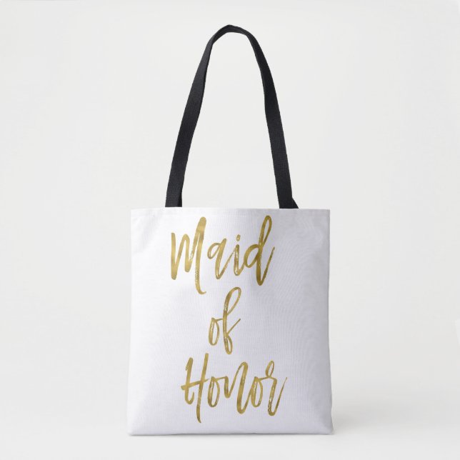 Bolsa de Boda de oro de doncella de honor (Anverso)