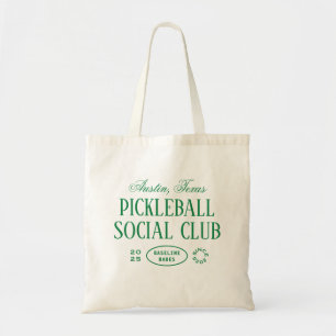 Bolsa de bolas de volante en verde y blanco