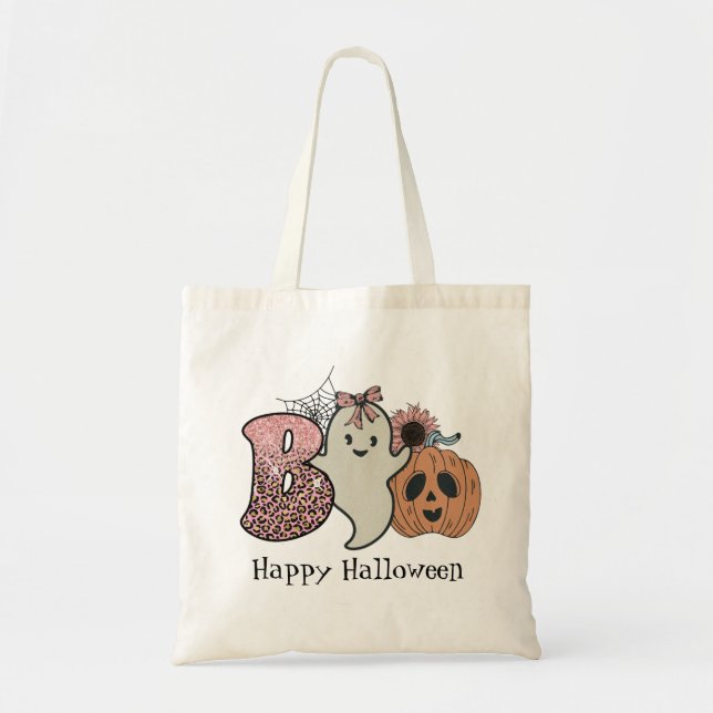 Bolsa de boo de Halloween (Frente)