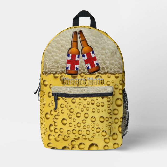 Bolsa de botellas de cerveza británicas Cheers Mat (Anverso)