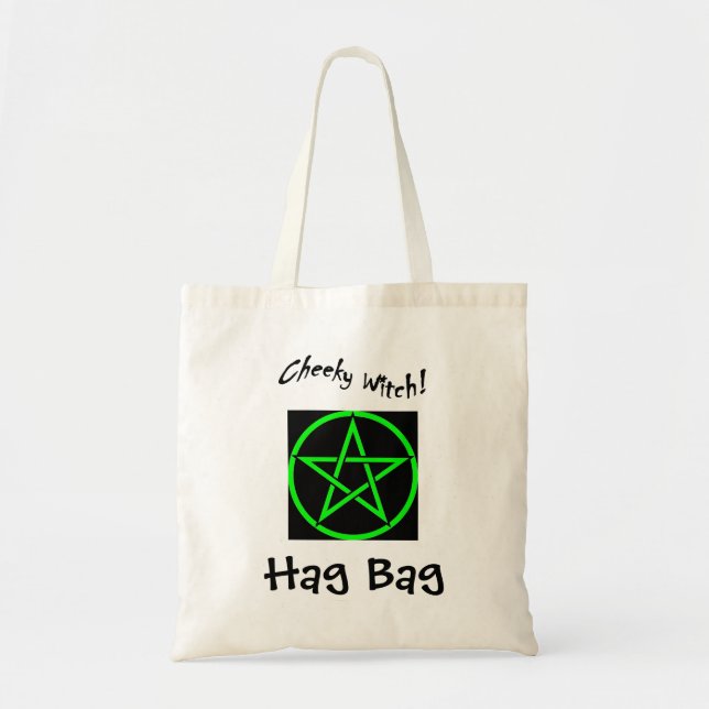 Bolsa de Brujas Cheeky Hag - Pentagram Verde (Frente)