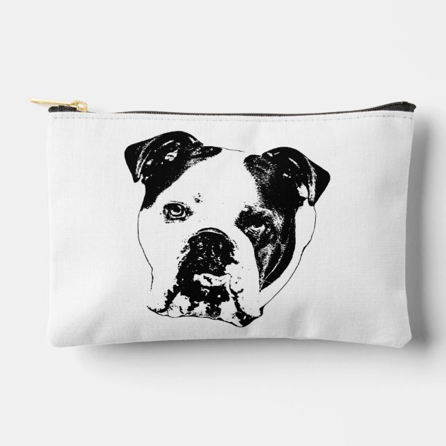 Bolsa de Bulldog de viaje de invierno (Anverso)