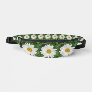 Bolsa de bum de margarita blanca