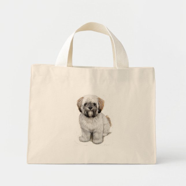 Bolsa de cachorros de púas de Lhasa (Frente)