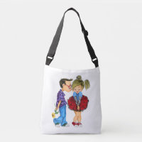 Bolsa de cadáveres con pareja romántica - Beso