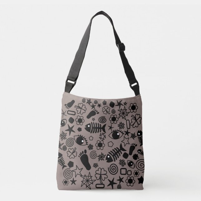 Bolsa de cadáveres cruzados de arte (Anverso)