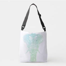 Bolsa de cadáveres cruzados del elefante verde de 