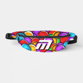Bolsa de cadera con monograma personalizado de art