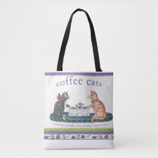 Bolsa de café con gatos tote