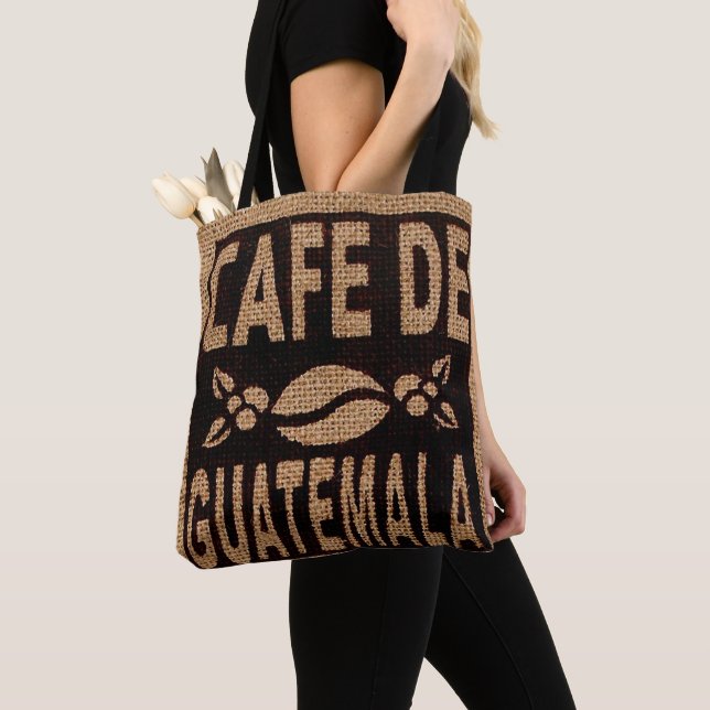 BOLSA DE CAFÉ DE ARPILLERA FALSA, GUATEMALTECA (Detalle)