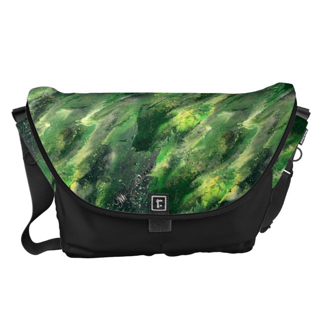Bolsa de camo líquido verde (Frente)
