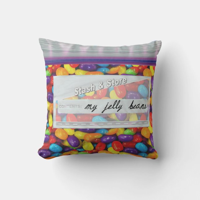Bolsa de Candy Jelly Beans Cojín decorativo decora (Anverso)