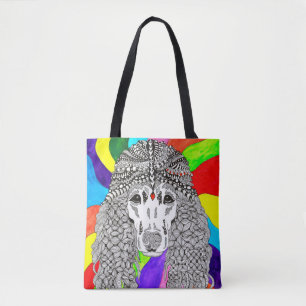 Bolsa de cangrejo de caniche, dulce y colorido