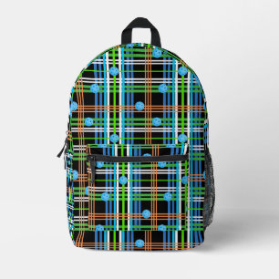 Bolsa de canto de baloncesto negro y azul