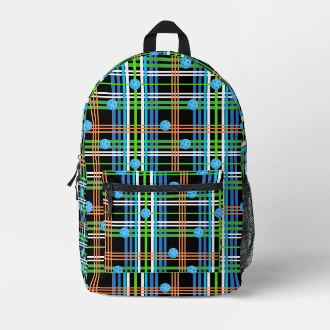 Bolsa de canto de baloncesto negro y azul (Anverso)