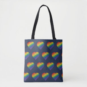 Bolsa de caracol con garabatos arco iris
