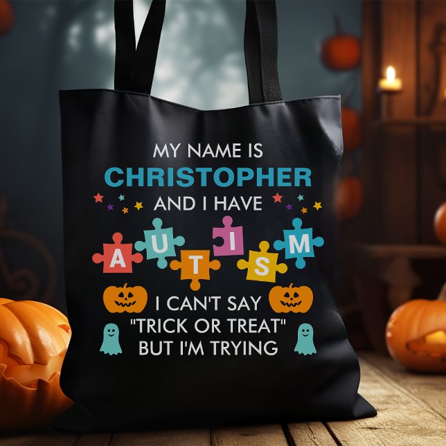 Bolsa de caramelos de Halloween para el autismo co (Subido por el creador)