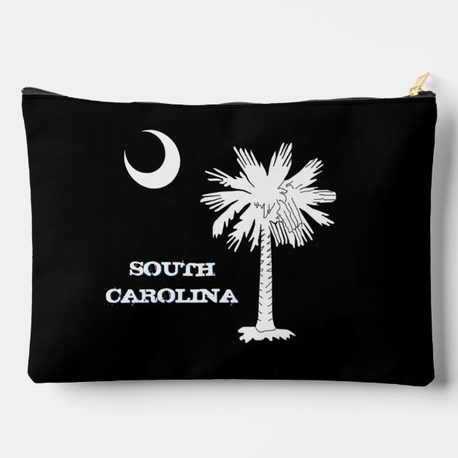 Bolsa de Carolina del Sur, negro de moda, bandera  (Reverso )