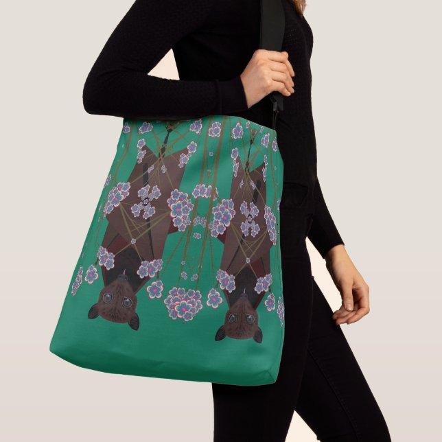 Bolsa de cartón cruzado de Fox Jade (2 tamaños) (Detalle)