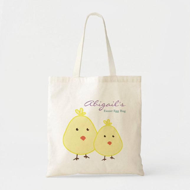 Bolsa de caza de huevos de pascua de chichas (Frente)