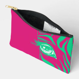 Bolsa de cebra de arte pop neón