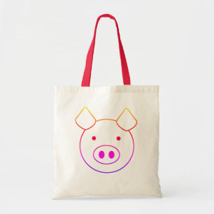 Bolsa de cerdo de cerdo con colores