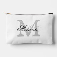 Bolsa de cesto de tipografía elegante monocasco de