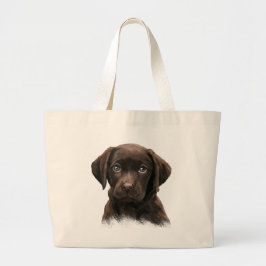 Bolsa de chocolate con una toalla de cachorro