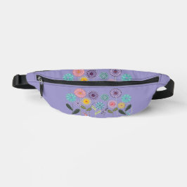 Bolsa de cintura con estampado de Flor Silvestre a