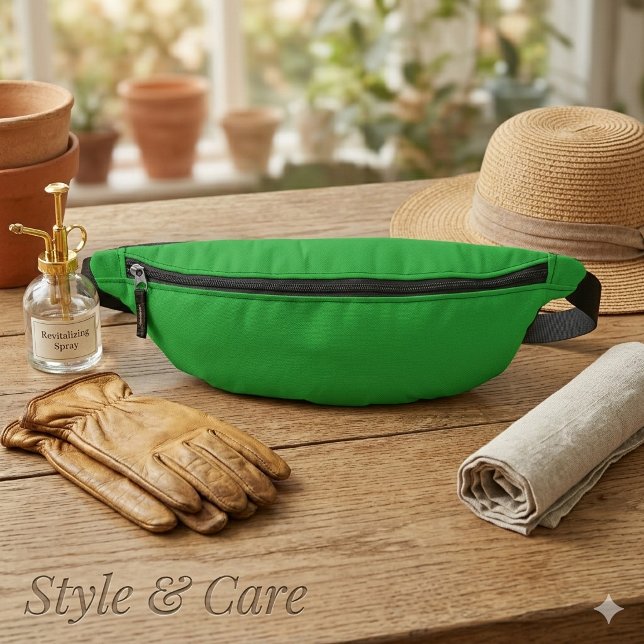 Bolsa de cintura de impresión personalizada cortad (Custom Print Cut & Sew Fanny Pack – Stylish & Bold)
