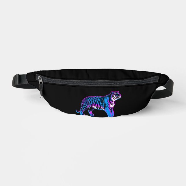 BOLSA DE CINTURA TIGRE AZUL RETRO 80 (Anverso)